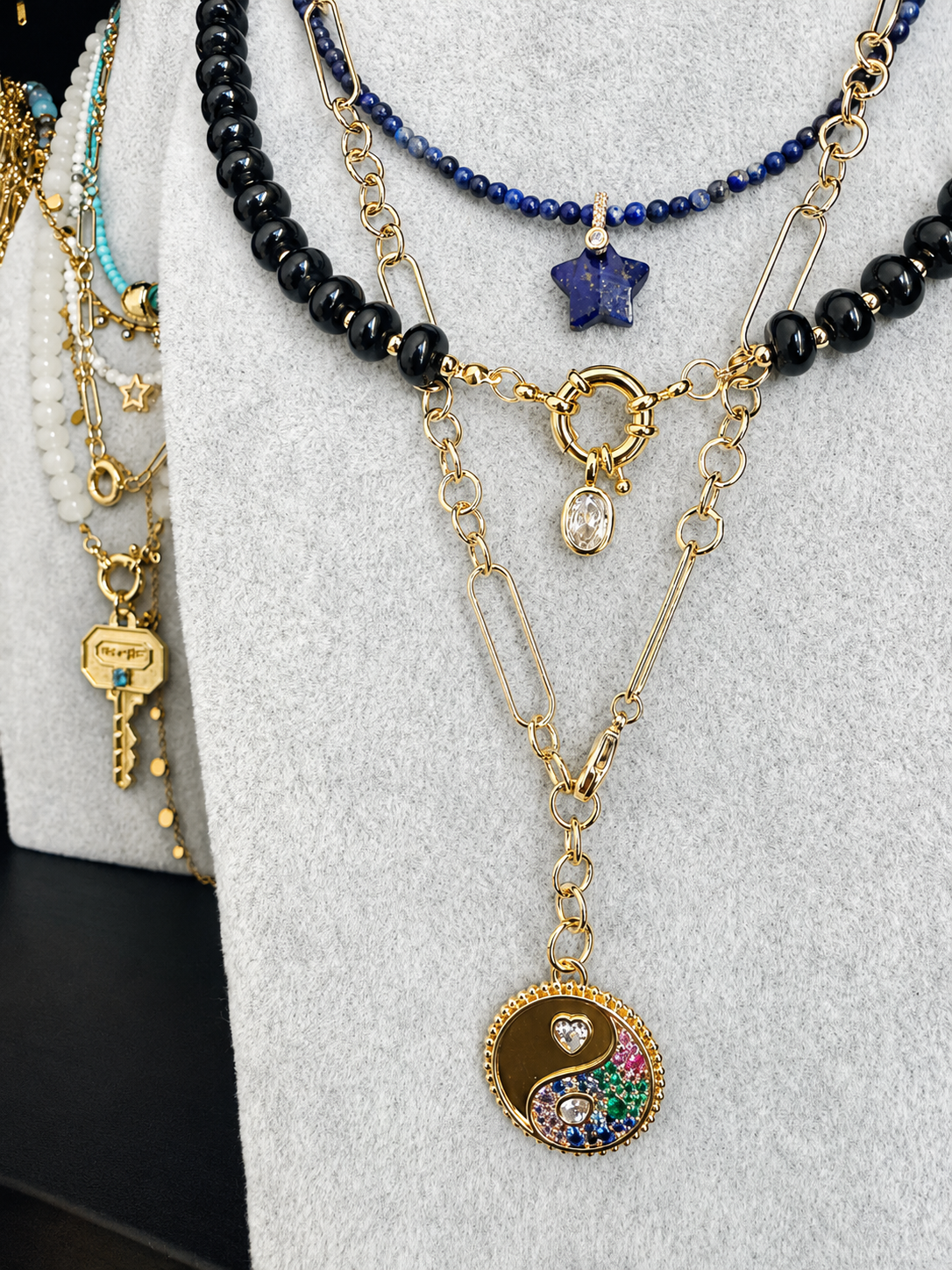 Dark Blue Necklace