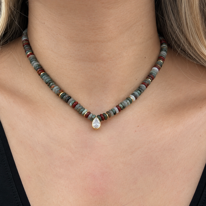 African Blood Pukka Necklace