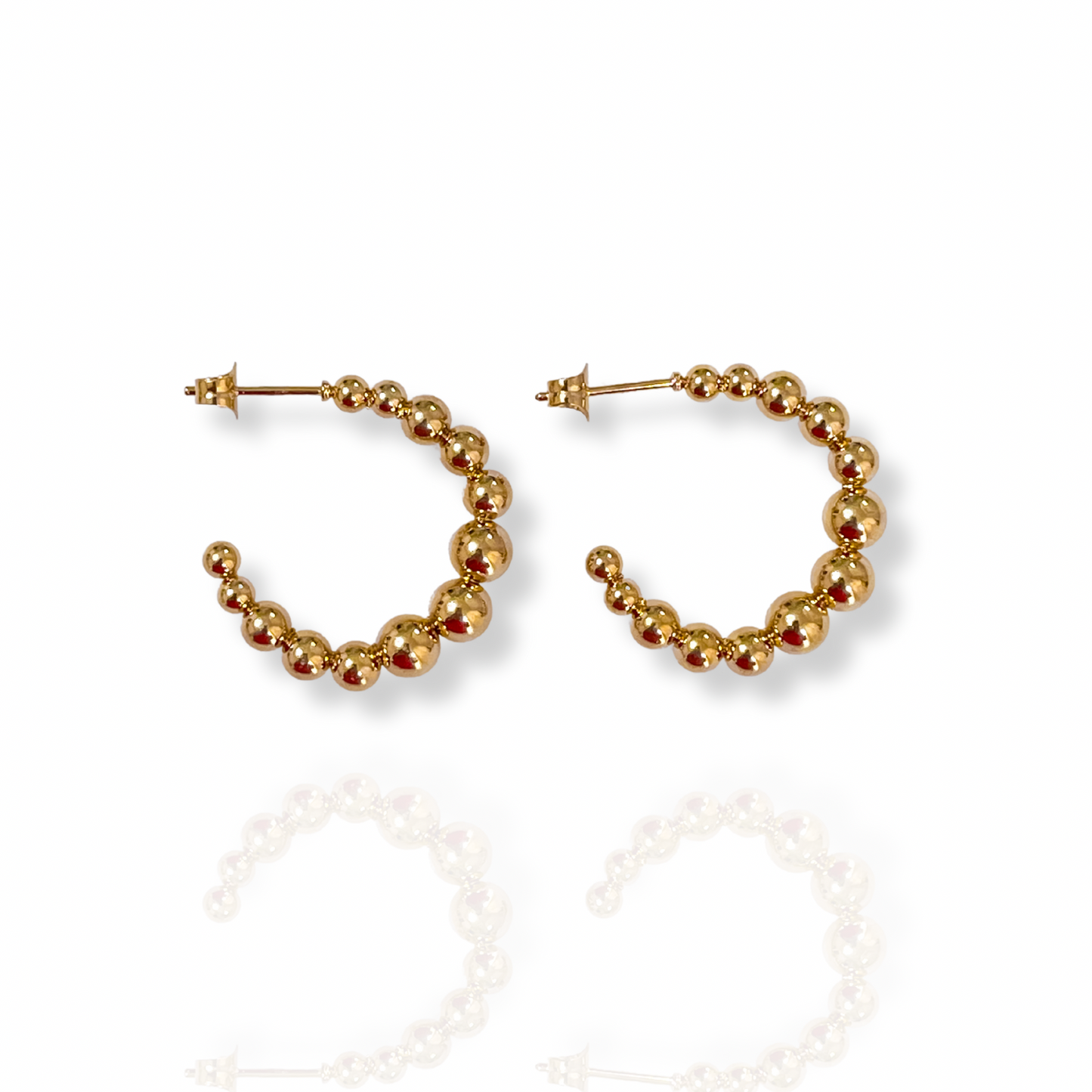 Golden Ball Hoops