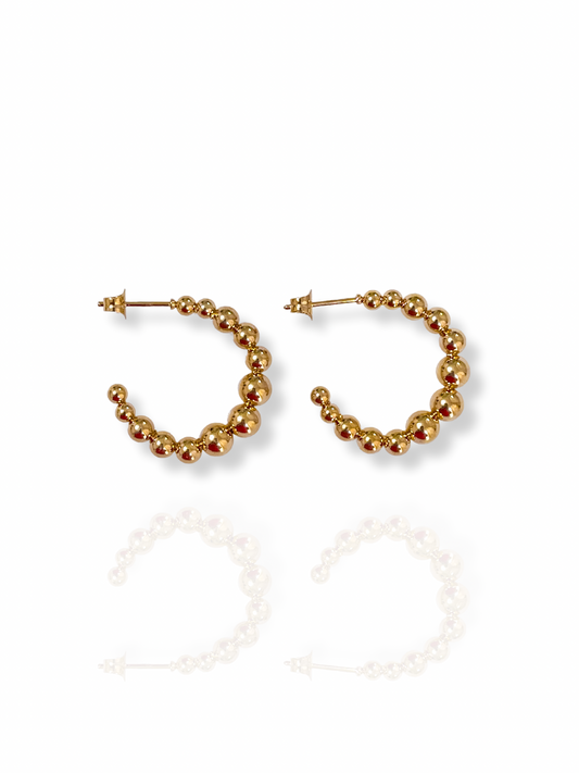 Golden Ball Hoops