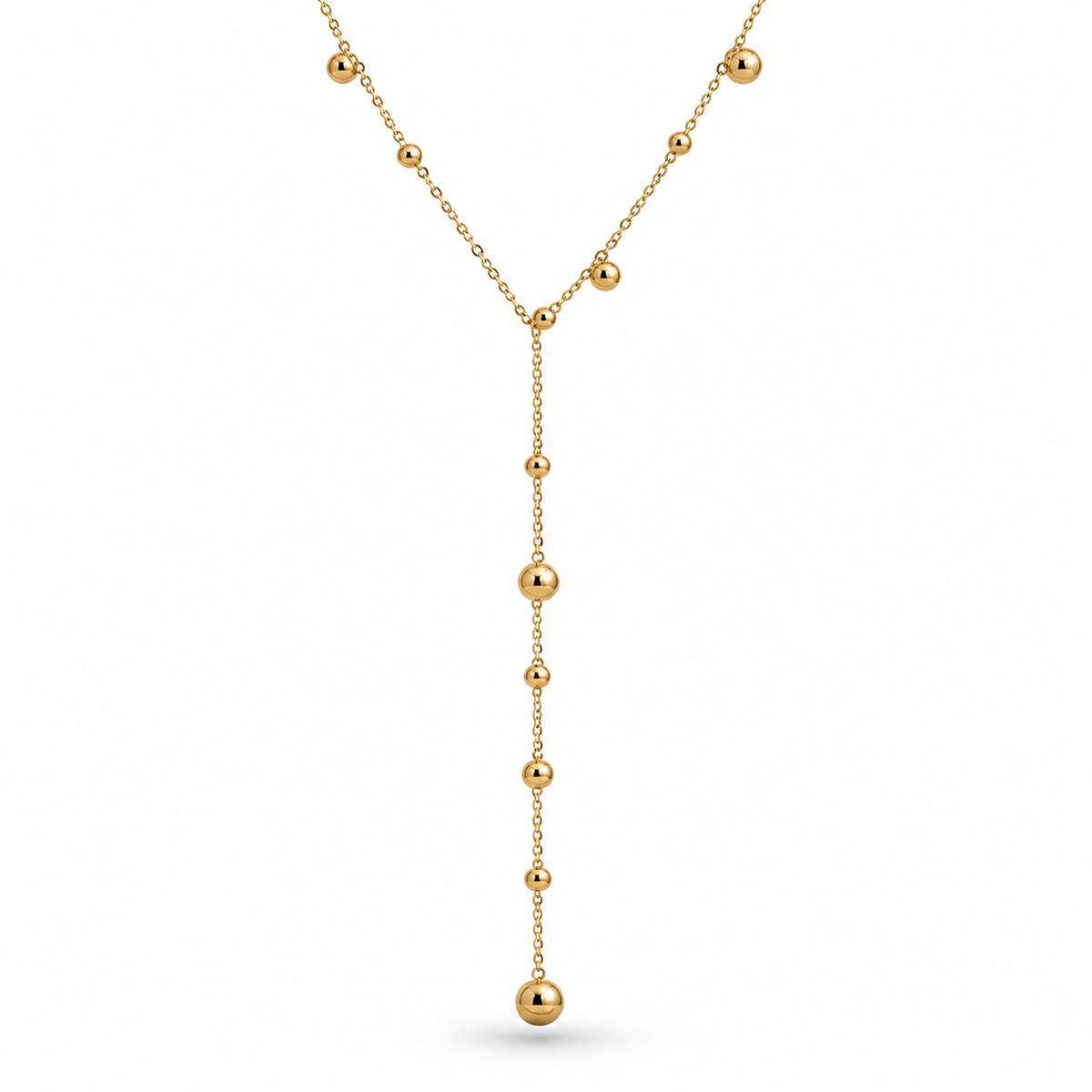 Gold Ball Lariat