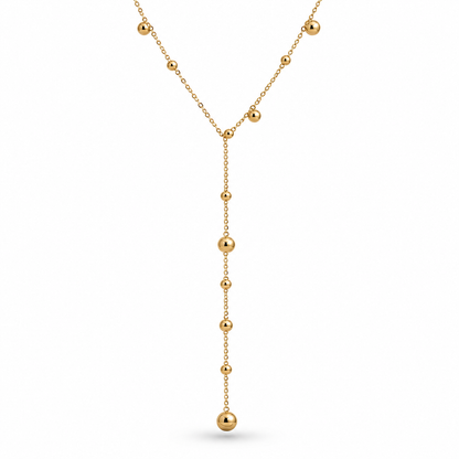 Gold Ball Lariat