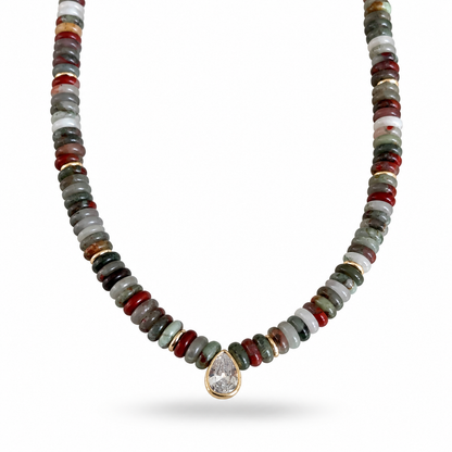 African Blood Pukka Necklace