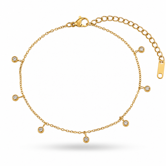 Zircon Anklet