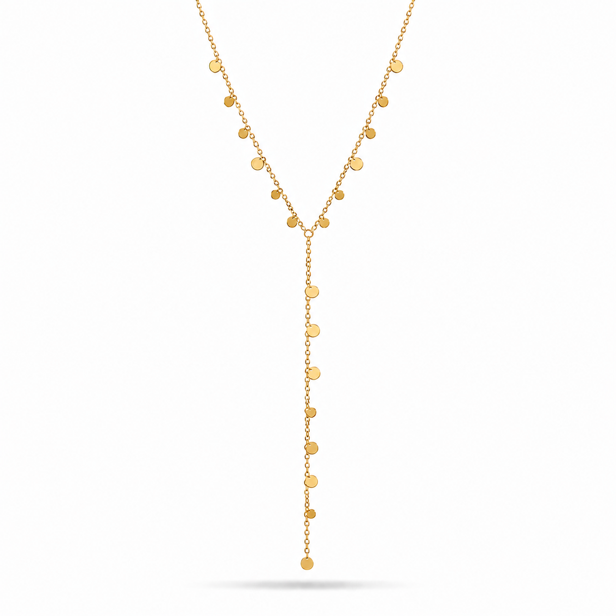 Disco Lariat Necklace