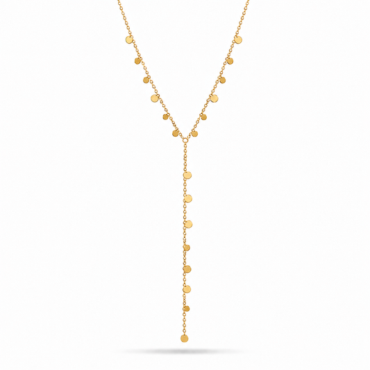 Disco Lariat Necklace