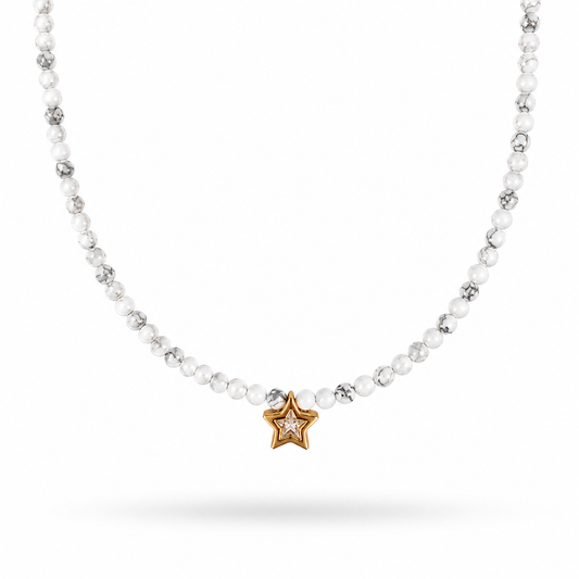 White Marble Necklace