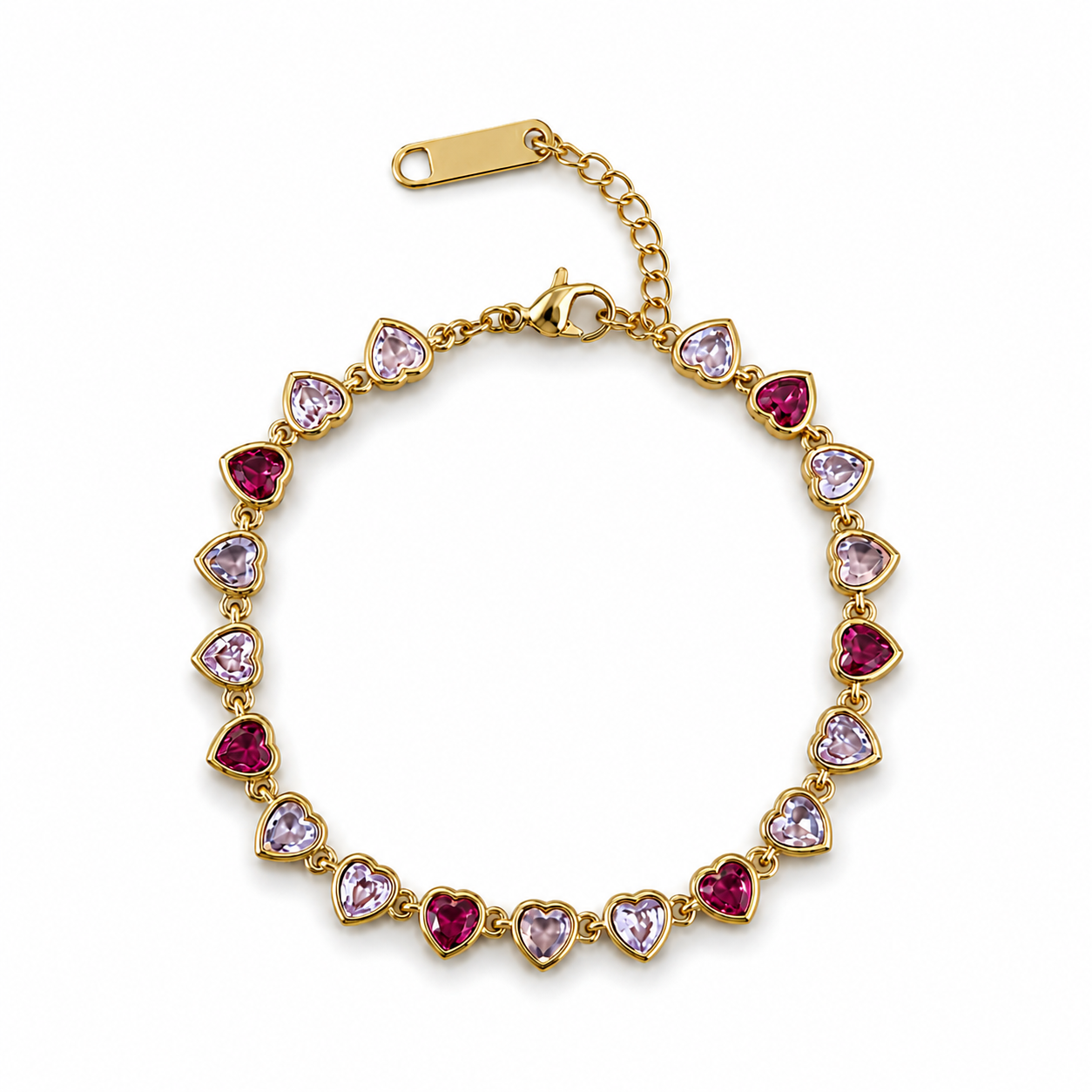 Pink Heart Bracelet
