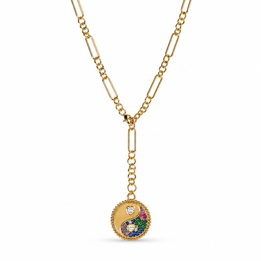 Colorful Yin-yang Necklace